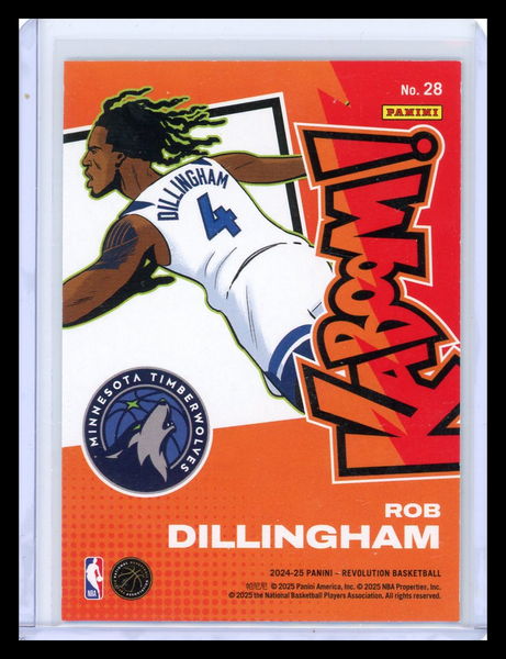 Rob Dillingham - 2024-25 Panini Kaboom! 2025 RC
