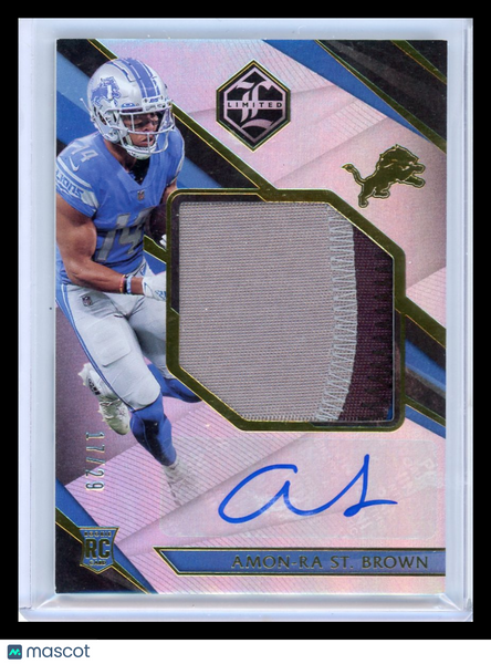 Amon-Ra St. Brown - 2022 Panini Limited Football Patch RC 17/29