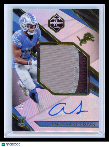Amon-Ra St. Brown - 2022 Panini Limited Football Patch RC 17/29