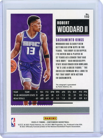 Robert Woodard - 2020-21 Panini Contenders Basketball 2021 Cracked Ice RC 21/25