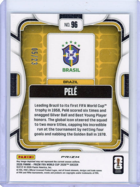 Pele - 2026 Prizm World Cup 2026 Ice Prizm /23