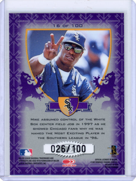 Mike Cameron 1997 Donruss Crusade Purple /100