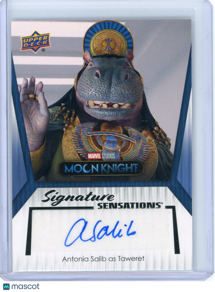 2022 Upper Deck Marvel Studios Moon Knight Signature Antonia Salib Auto #SS-AS