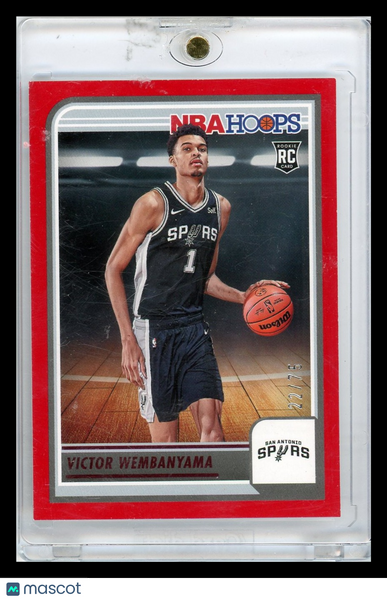 Victor Wembanyama - 2023 Panini NBA Hoops Red RC 22/75