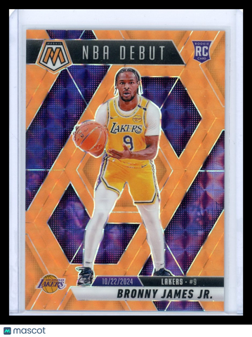 Bronny James Jr. - 2025 Panini Mosaic Prizm NBA Debut RC 24/25