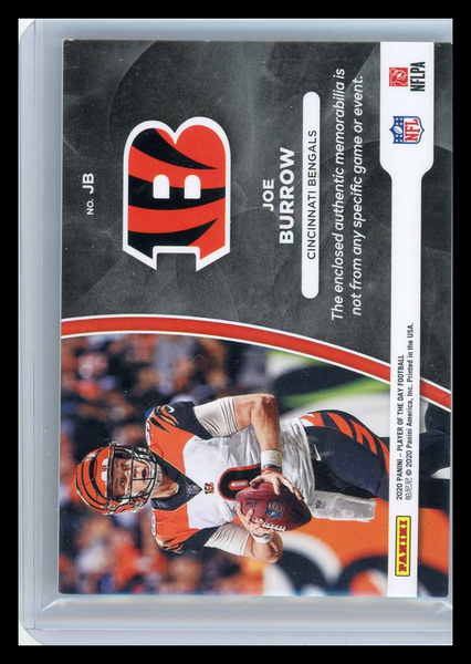 Joe Burrow - 2020 Panini Player of the Day Rookie Patch 16/25