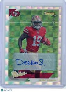 Deebo Samuel - 2019 Panini Donruss The Rookies Checkerboard Holo Auto 276/299