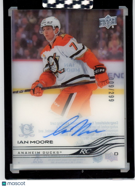 Ian Moore 2025-26 Clear Cut Hockey Auto /299
