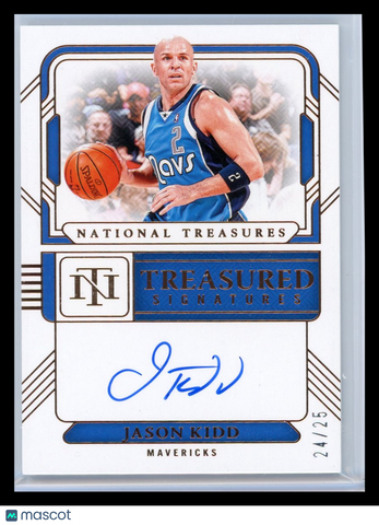 Jason Kidd - 2024-25 Panini National Treasures Treasured Signatures 2025 24/25