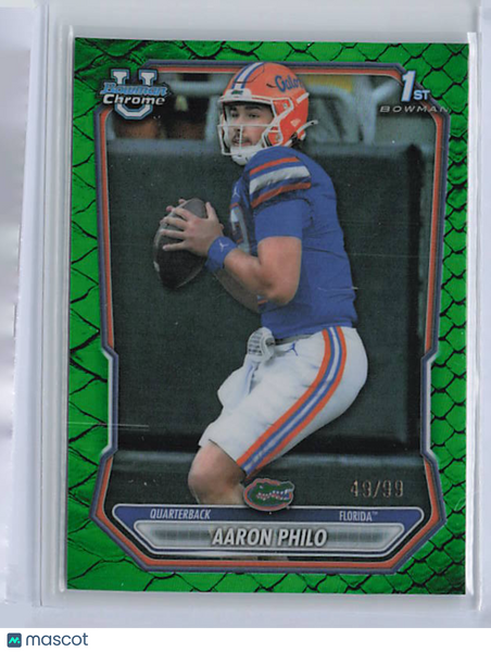 Aaron Philo - 2026 Bowman Chrome Green Reptillian Refractor /99