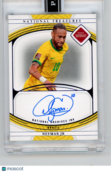 Neymar 2022 National Treasures Archives Ink Auto Black Box 1/1