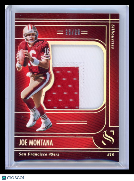 Joe Montana - 2026 Panini Silhouette Football Patch 25/25