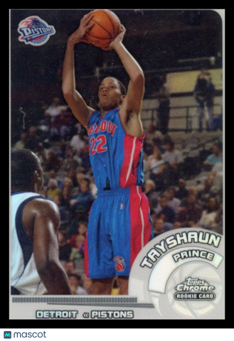 Tayshaun Prince - 2002-03 Topps Chrome White Refractor Rookie 243/249