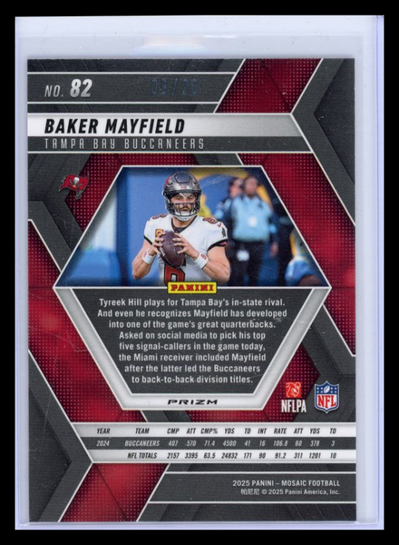 Baker Mayfield - 2025 Panini Mosaic Football Cherry Blossom /20