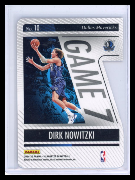 Dirk Nowitzki - 2024-25 Panini Silhouette Basketball 2025 04/10 Game 7