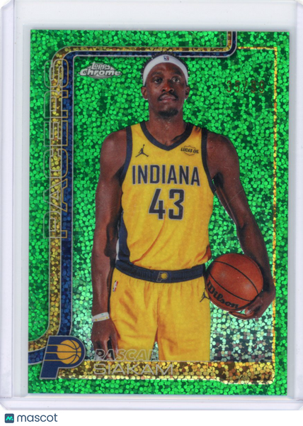 Pascal Siakam - 2025-26 Topps Chrome Green Variation /99