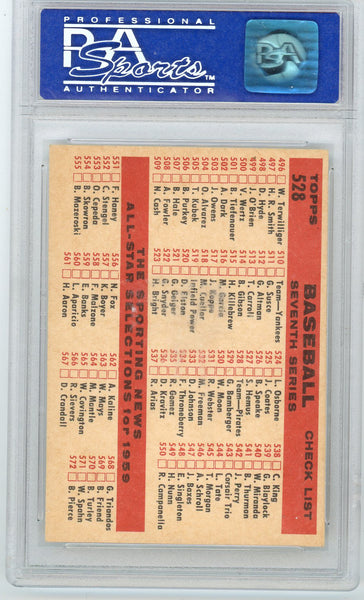 Pirates Team - 1959 Topps PSA 7 w/ Clemente #528