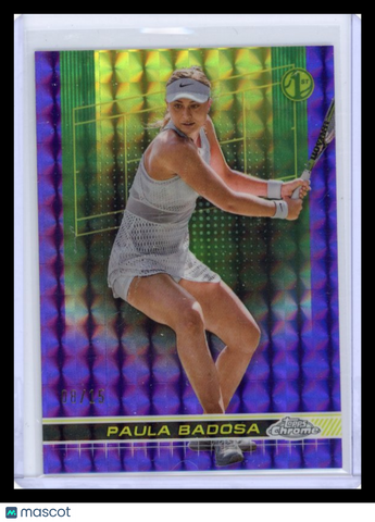 Paula Badosa - 2024 Topps Chrome Purple Geometric Refractor 1st 08/15