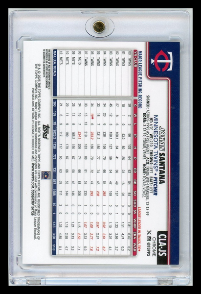 Johan Santana - 2025 Topps Chrome 09/10