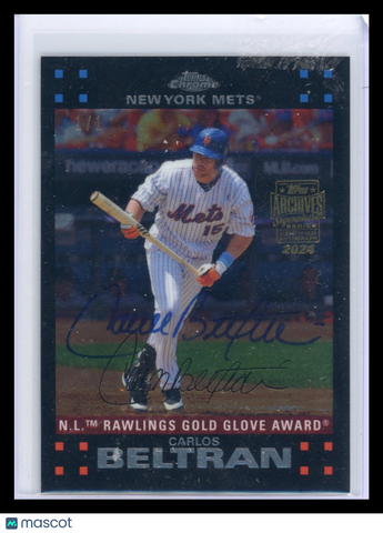 Carlos Beltran - 2007 Topps Chrome Archives Signature Series 1/1