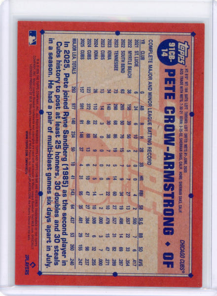 Pete Crow Armstrong - 2026 Topps Chrome Logofractor Purple /75