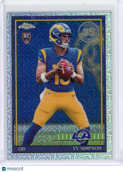 Ty Simpson - 2026 Topps Silver Pack Chrome Rookie