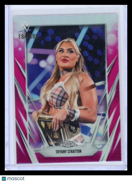 Tiffany Stratton - 2026 Topps Chrome WWE Pink Refractor 184/399