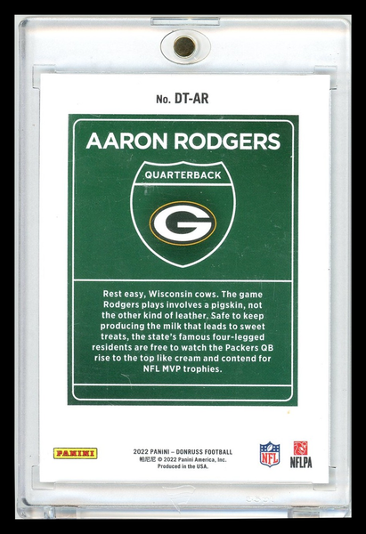 Aaron Rodgers - 2022 Panini Donruss Downtown