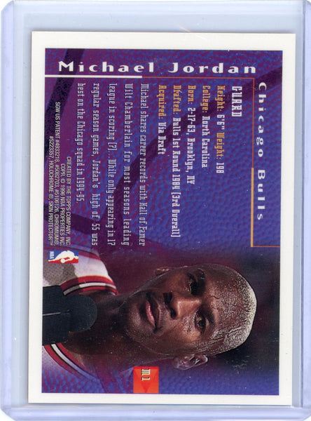Michael Jordan - 1996 Topps Finest Basketball M1 Bulls