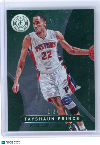 Tayshaun Prince - 2012-13 Panini Totally Certified Totally Green 1/5