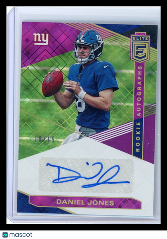 Daniel Jones - 2019 Panini Donruss Elite Rookie Autographs 10/15