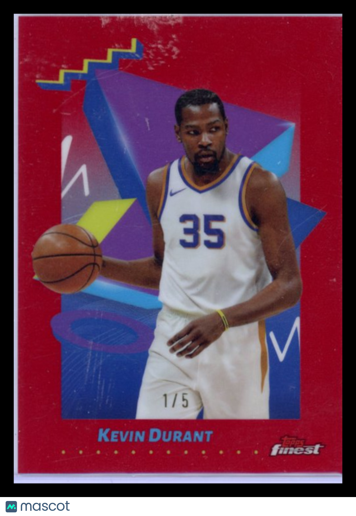 Kevin Durant - 2025 Topps Finest Red Refractor 1/5
