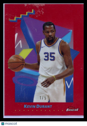 Kevin Durant - 2025 Topps Finest Red Refractor 1/5
