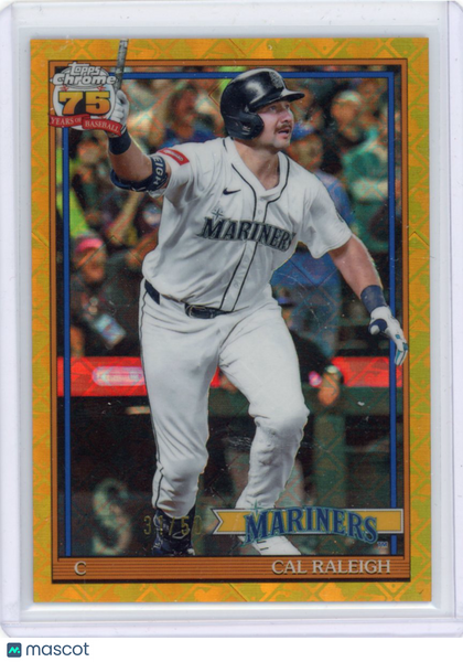 Cal Raleigh - 2026 Topps Chrome Logofractor Gold 75th /50