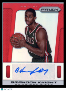 Brandon Knight - 2013-14 Panini Prizm Basketball Red Auto /10
