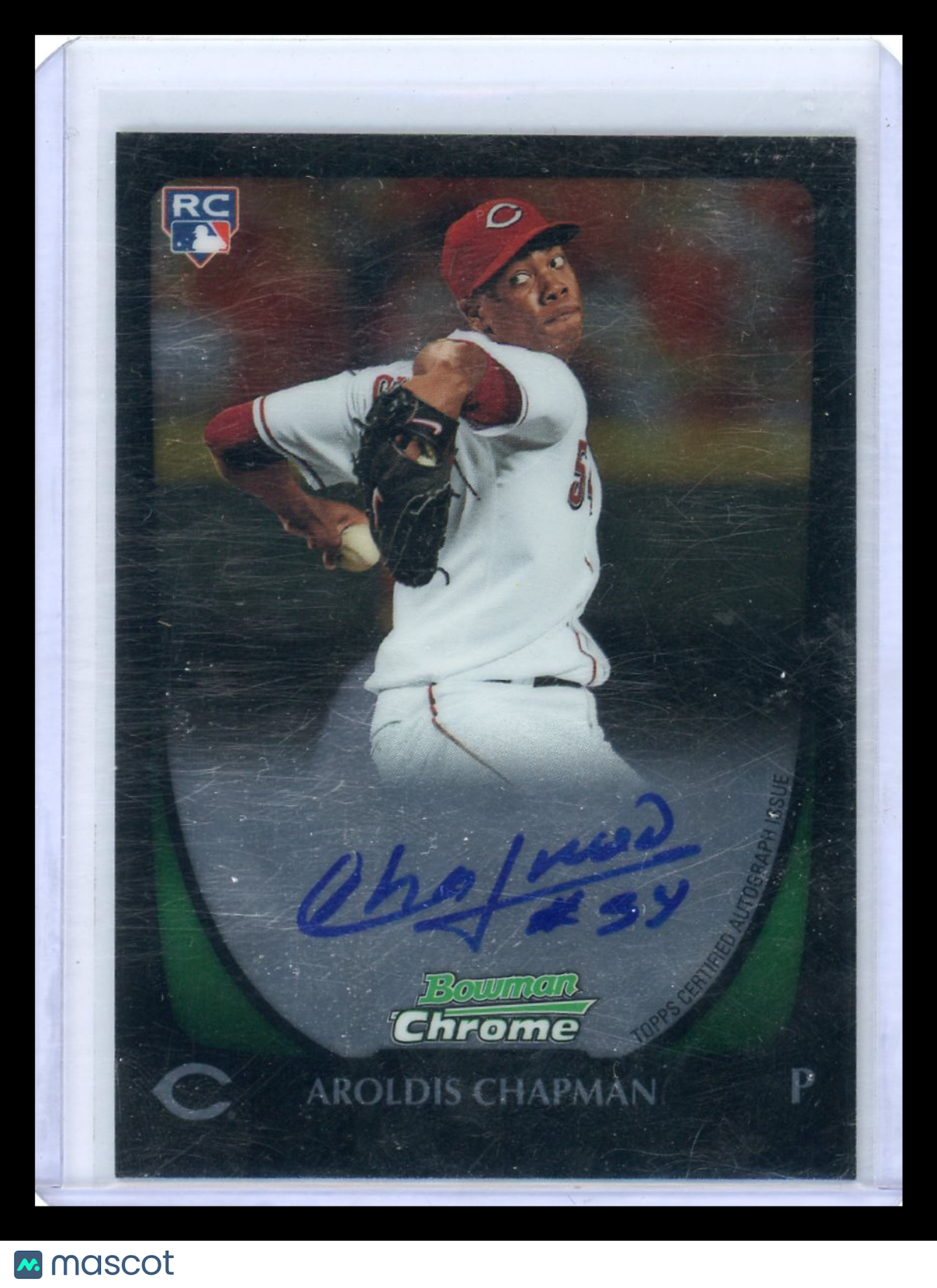 Aroldis Chapman - 2011 Bowman Chrome Topps RC Autograph