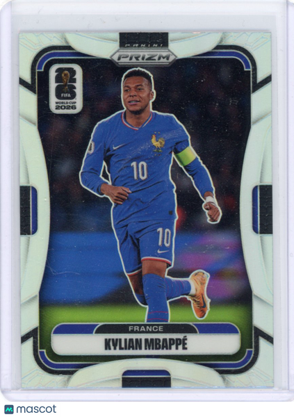 Kylian Mbappe - 2026 Prizm World Cup Silver