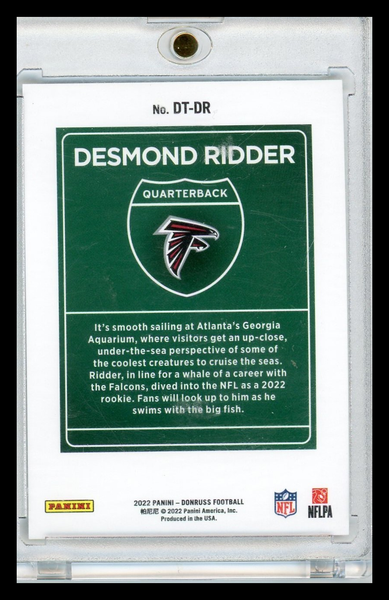 Desmond Ridder - 2022 Donruss Downtown Panini RC