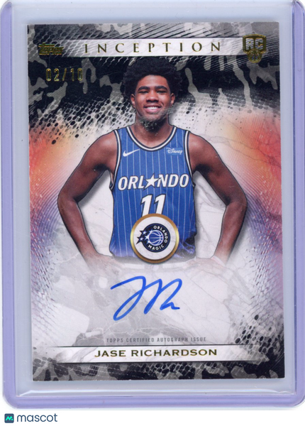 Jase Richardson - 2025-26 Inception Rookie Auto Black /10