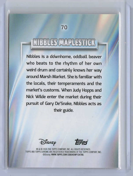 Nibbles Maplestick - 2026 Disney Chrome Sapphire Orange /25
