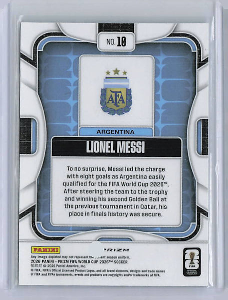 Lionel Messi - 2026 Prizm World Cup Wave