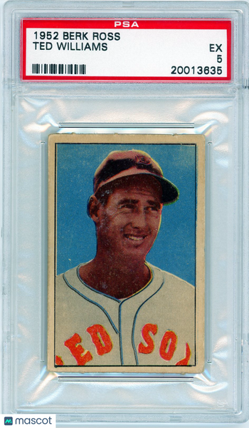 Ted Williams - 1952 Berk Ross PSA 5