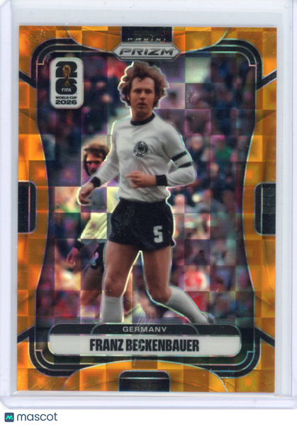 Franz Beckenbauer - 2026 Prizm Fifa World Cup Orange Pandora /215