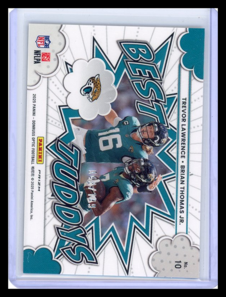 Trevor Lawrence Brian Thomas Jr. - 2025  Donruss Optic Tuddys Pandora 048/149