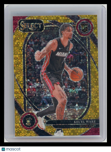 Kel'el Ware - 2024 Panini Select Prizm Courtside Gold Disco Rookie /10