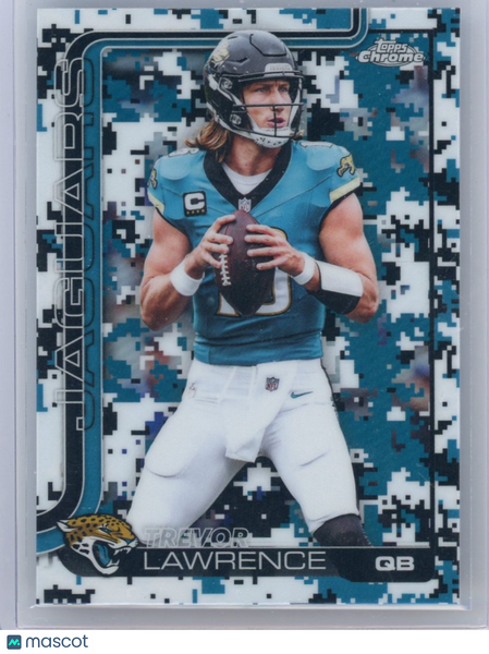 TREVOR LAWRENCE - 2025 Topps Chrome Football Team Camo SSP