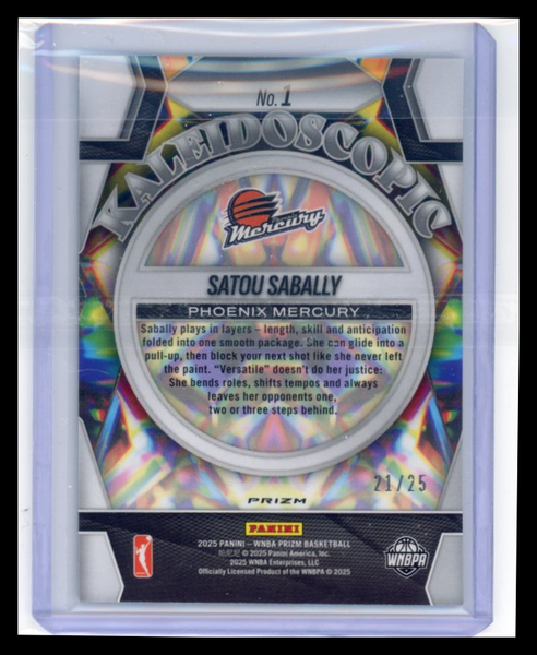 Satou Sabally - 2025 Panini Prizm Kaleidoscopic 21/25 Mojo