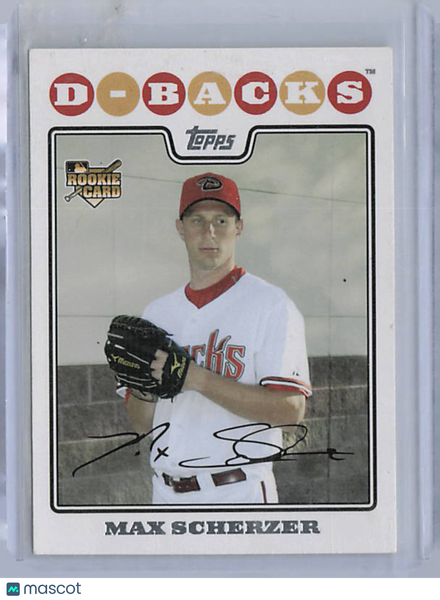 Max Scherzer - 2008 Topps Update Rookie