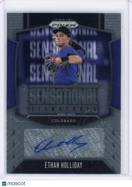 Ethan Holliday - 2026 Prizm Baseball Sensational Signatures Auto