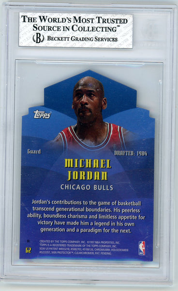 Michael Jordan - 1997 Topps Generations Refractor BGS 8 #G2